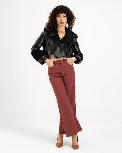 Short Leather Jacket – Sleek and Stylish Essential