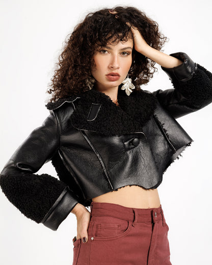 Short Leather Jacket – Sleek and Stylish Essential