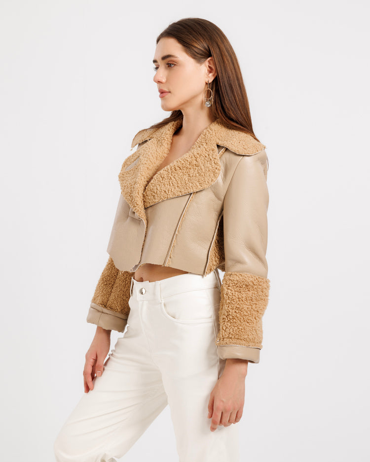 Short Leather Jacket – Sleek and Stylish Essential