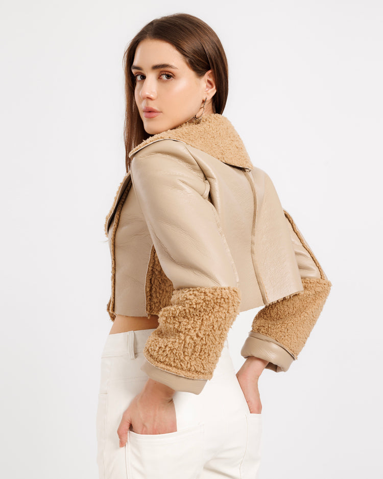 Short Leather Jacket – Sleek and Stylish Essential