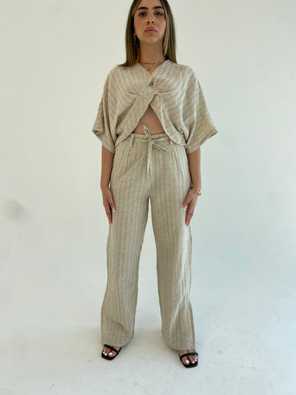 Silvia Pure Linen Pants